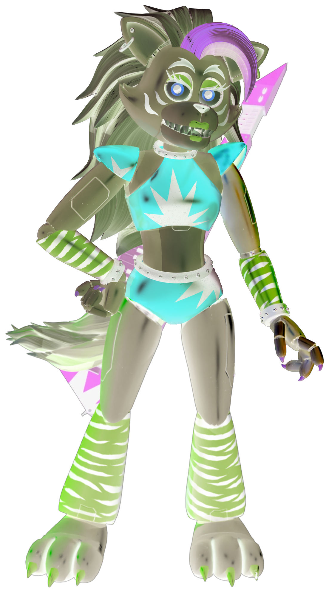 Photo-Negative Roxy by BlueBearStudios07 on DeviantArt