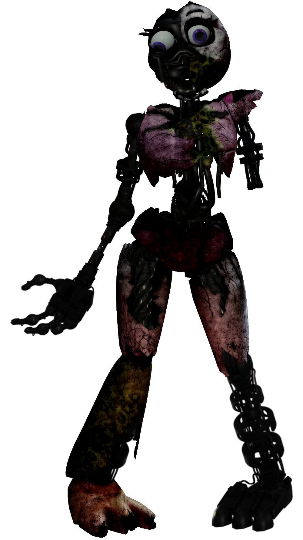 Withered Chica (Kind of Redesign) by LordAldrin75 on Newgrounds