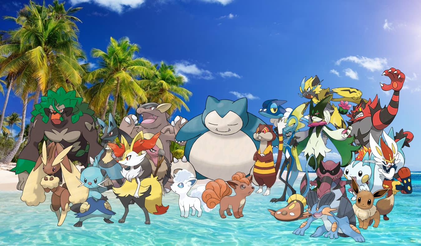 Total Pokemon Total Pokemon Island Poster by Midnightartworks on DeviantArt