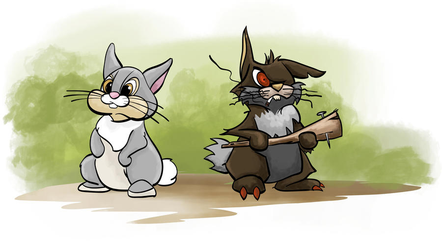 Deviantart Thumper Rabbit Evil Thumper by BenZiegler on DeviantArt