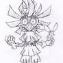 Skull kid sketch