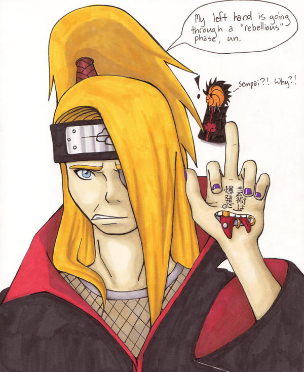 Deidara Bad Hand by KelleyArline on DeviantArt
