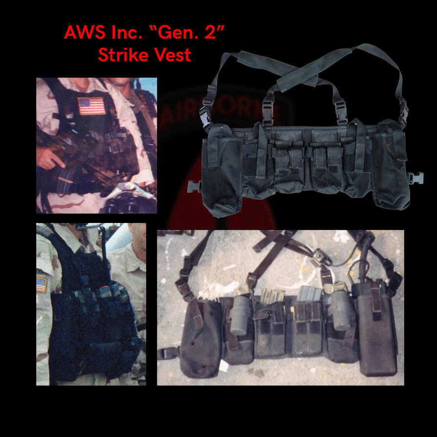 Delta Force Chest Rig - AWS Gen. 2 Strike Vest by RetroGearIDs on ...