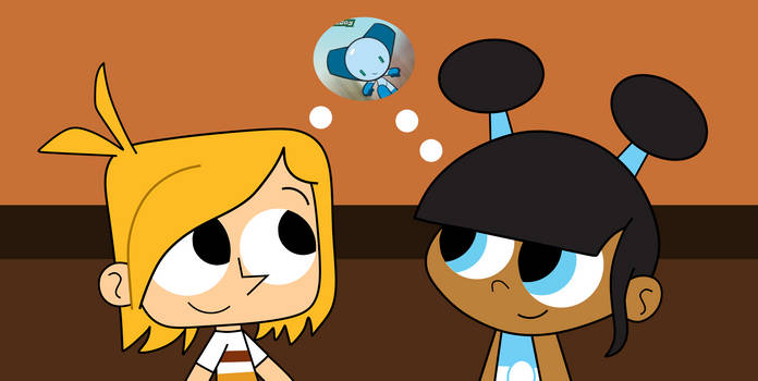 Robotboy and Tommy with School Lola by adrianmacha20005 on DeviantArt