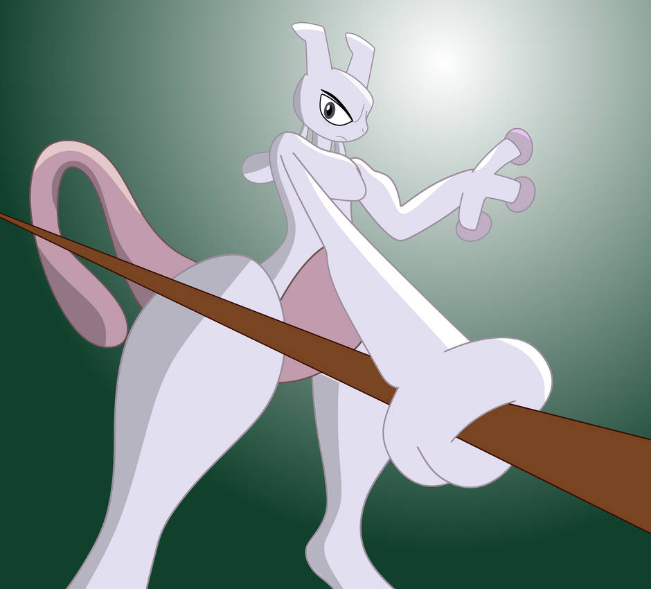 Mewtwo with a Staff.