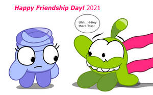 Om Nom and Toss' Smushed FD Cake!