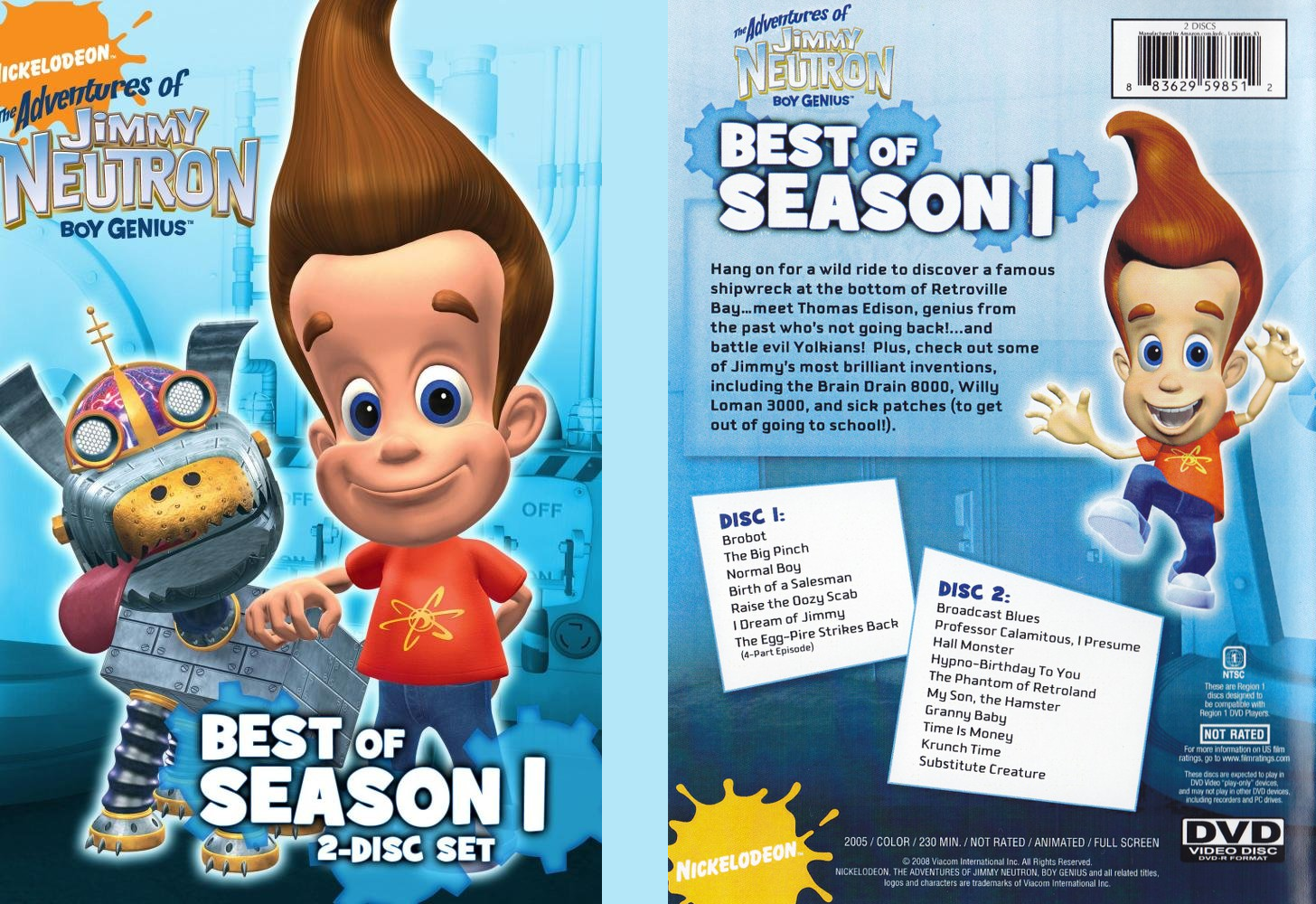 Jimmy Neutron: Best of Season 1 DVD Cover. by XavierStar-Studios on  DeviantArt