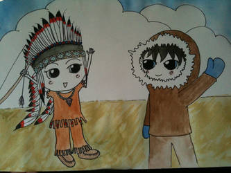 Indian and eskimo