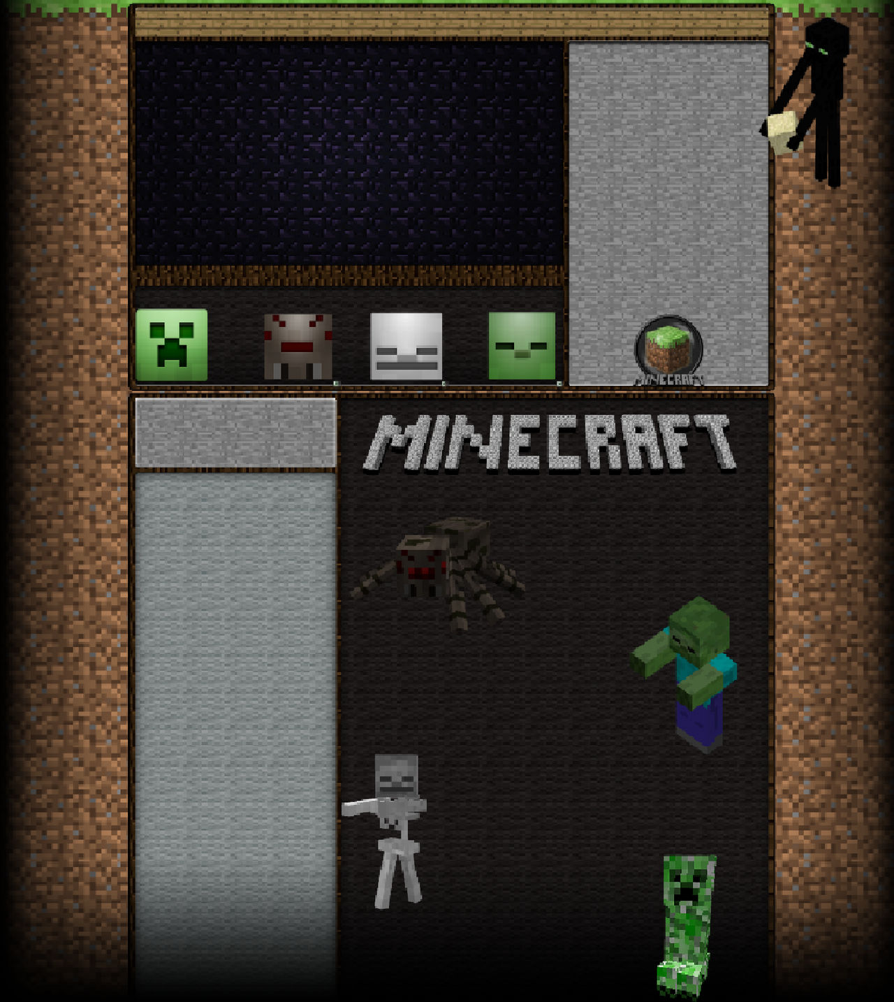 Minecraft Background by stinson16 on DeviantArt