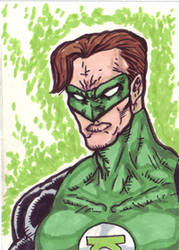 Green Lantern Sketchcard