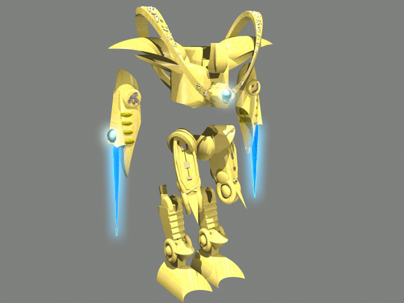 Protoss Zealot Armor 3D Model