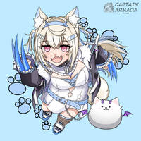 HoloAdvent Chibi - Fuwawa Abyssgard