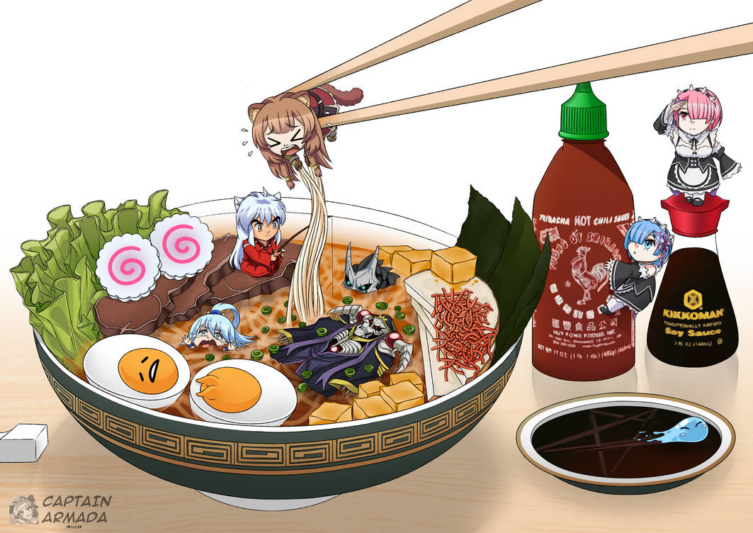 COMMISSION: Chibi Ramen Pool by CaptainArmada on DeviantArt