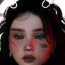 Girl giving
