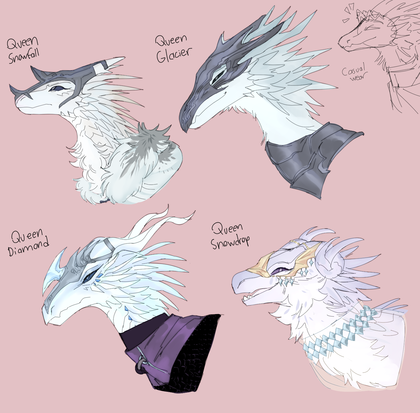 Icewing Queens by Liliumaa on DeviantArt