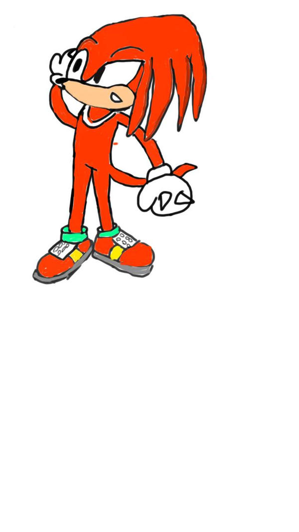 Knuckles Is Confused by ChiliDog7 on DeviantArt