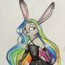 Rainbow rabbit