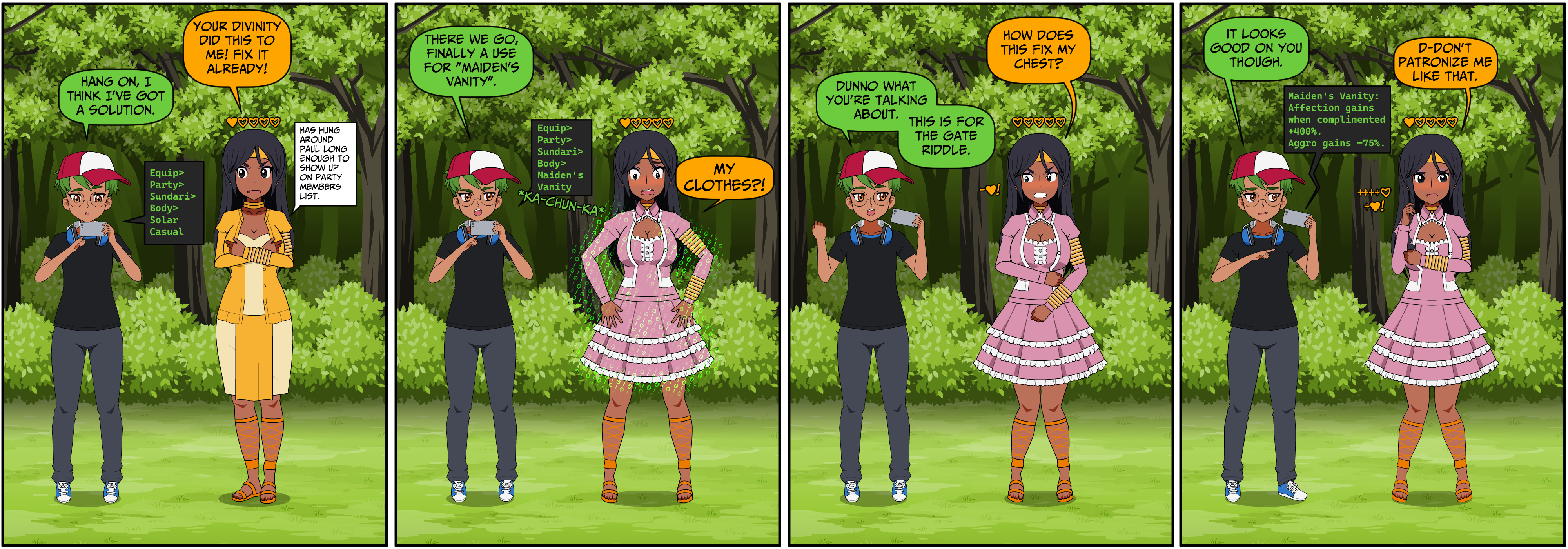 The Equip Menu (TGS) by OneMessedUpHero on DeviantArt