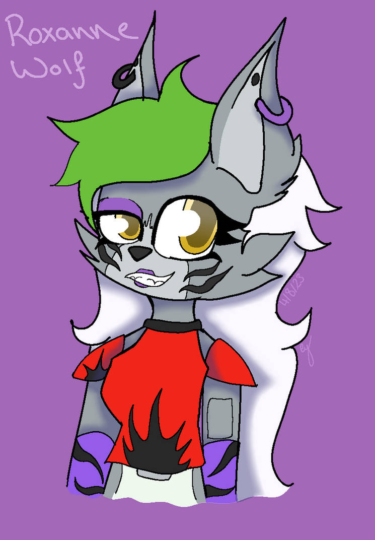 Roxanne wolf redraw by therealdragonking on DeviantArt