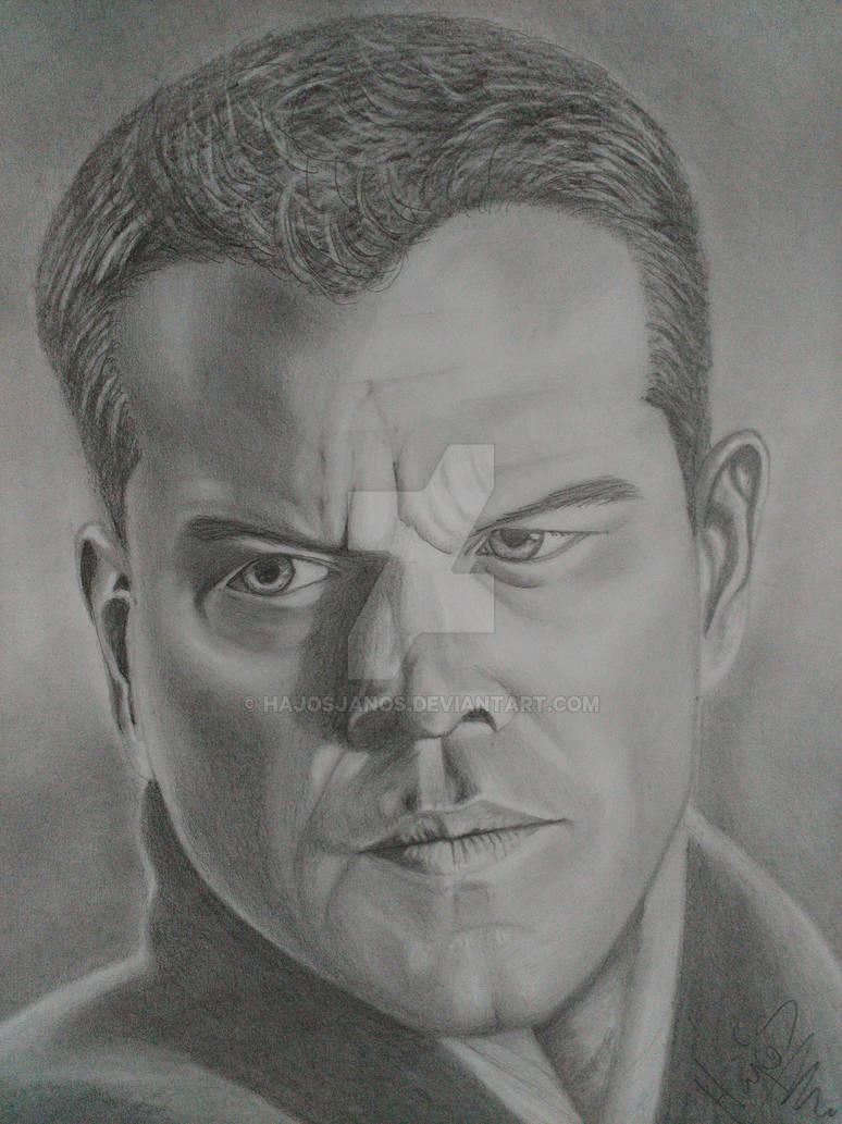 Matt Damon by HajosJanos on DeviantArt