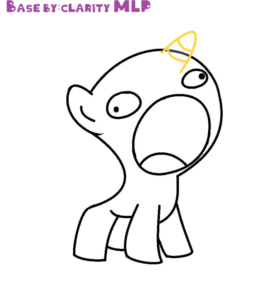 Mlp Pouting Base (MLP BASES)No.1 by ClarityMLP on DeviantArt