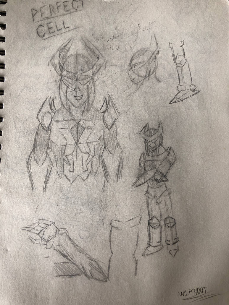 Perfect Cell | Dragon Ball Sketches by W1P30UTofficial on DeviantArt