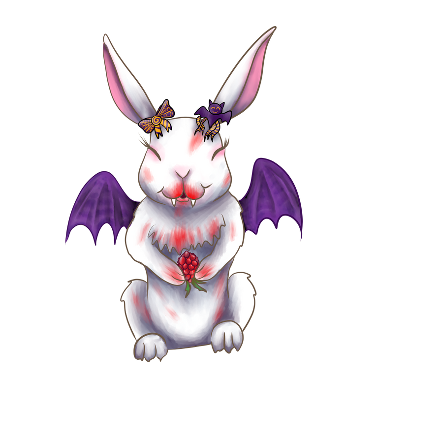 Vampire Rabbit Deviantart Vampire bunny by Corvid-Arts on DeviantArt