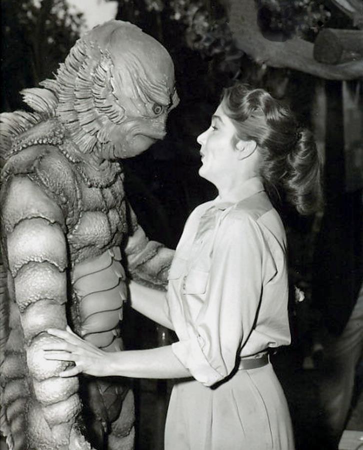 Julie Adams and the creature