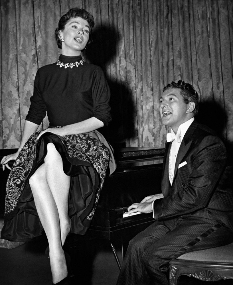 Joanne Dru and Liberace