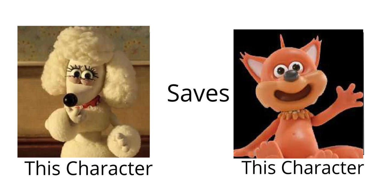 Fluffles saves Finlay by DivaSaurus on DeviantArt