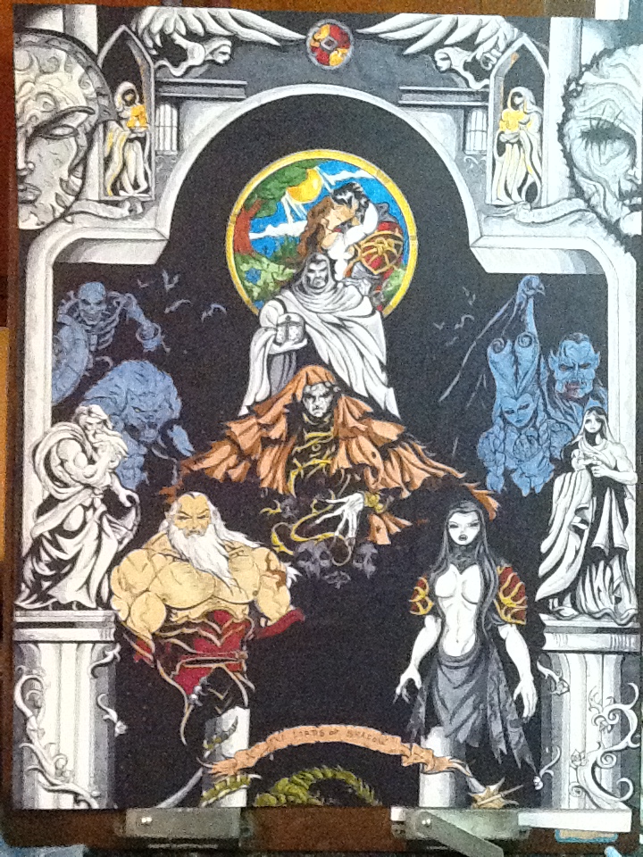 Castlevania Lords of Shadow Poster (Top Half)