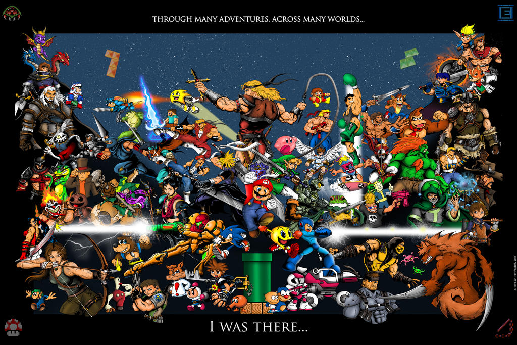 Video Game Characters Poster by whittingtonrhett on DeviantArt