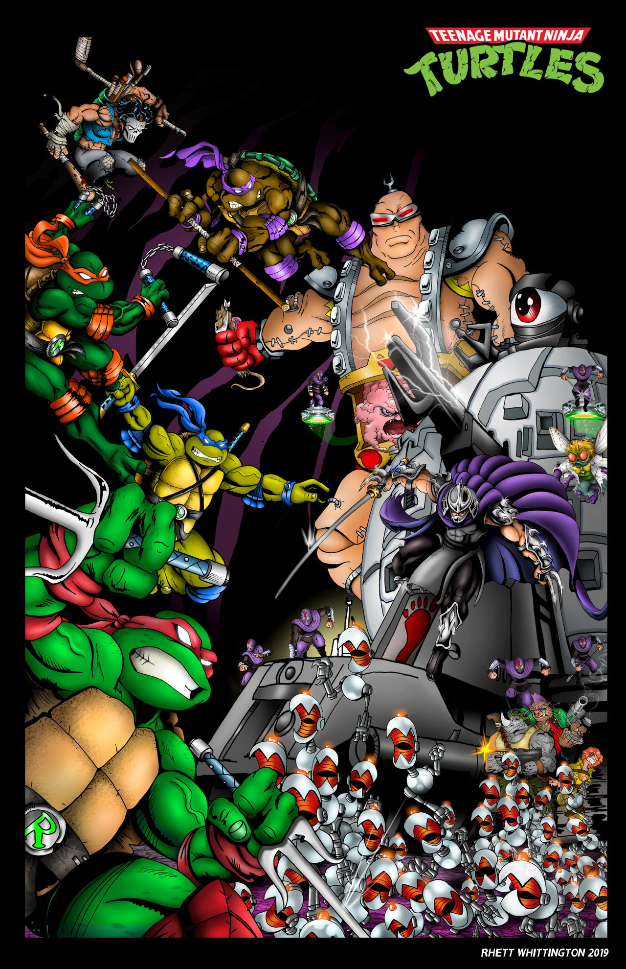 Tmnt Rooftop Poster TMNT Poster 3 by whittingtonrhett on DeviantArt