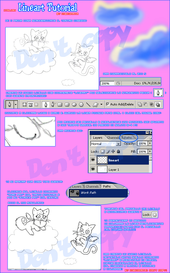 Italian Lineart Tutorial