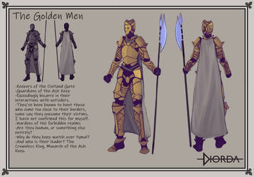 Golden Men, Concept Art