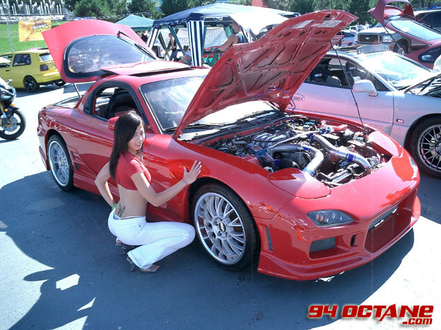 Asian Model on RX-7