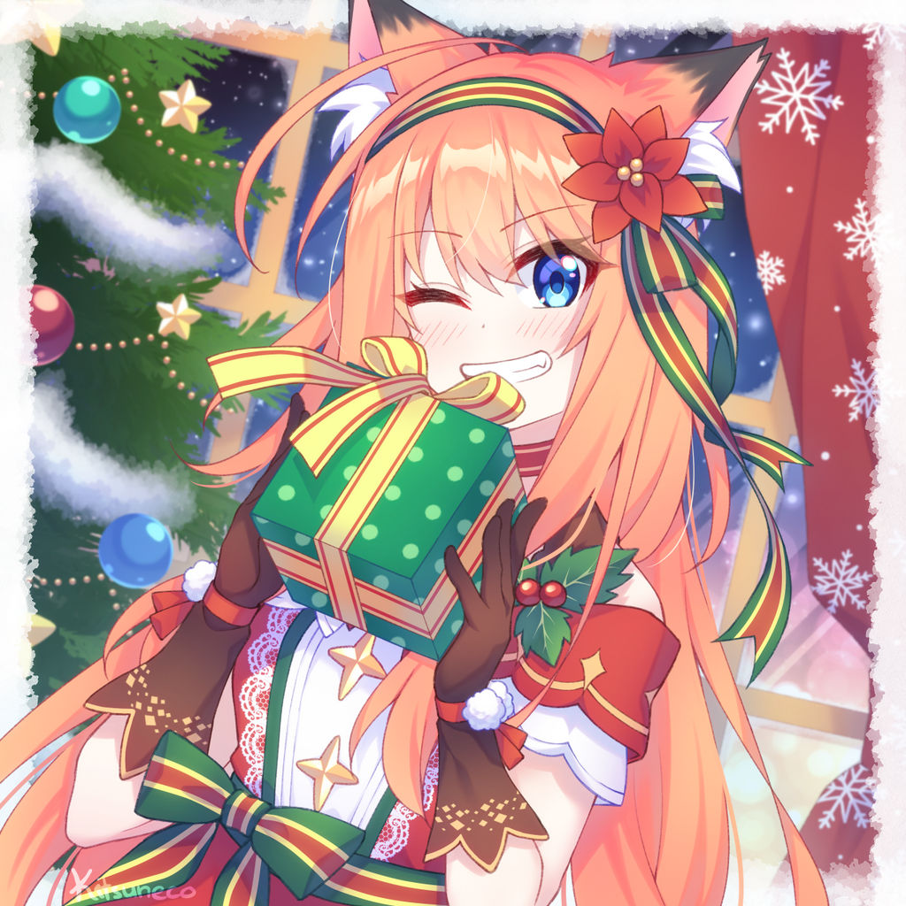 Christmas Gift For You by Kitsuneco on DeviantArt