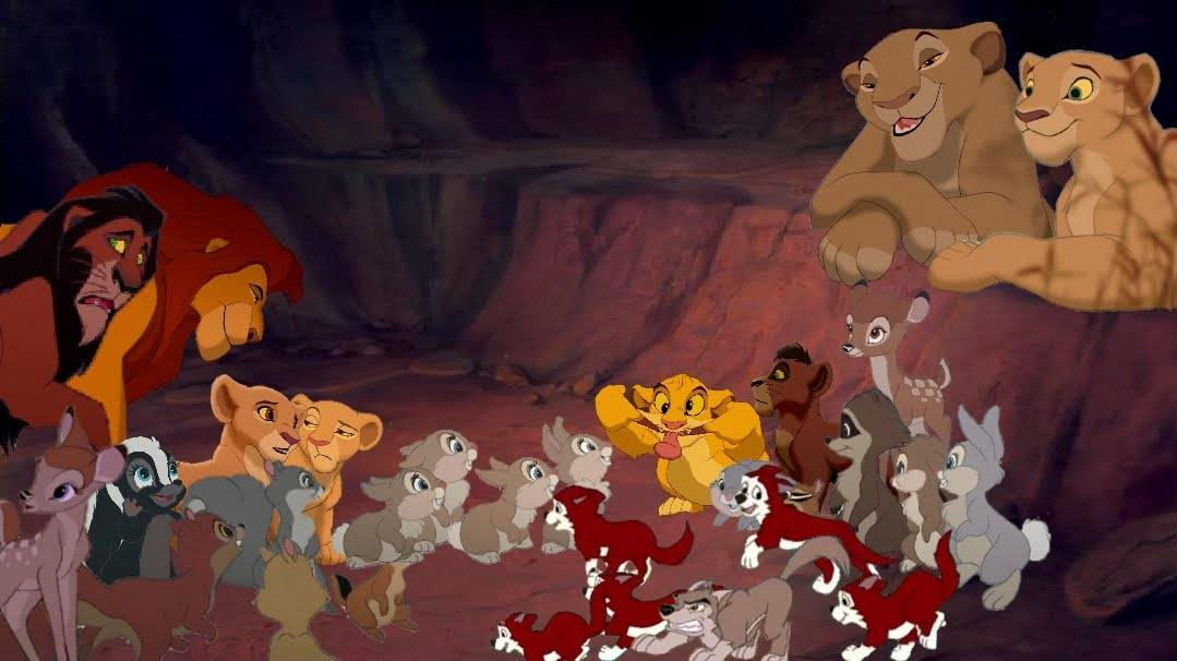 Simba meets Characters Animals by Pjohnny196 on DeviantArt