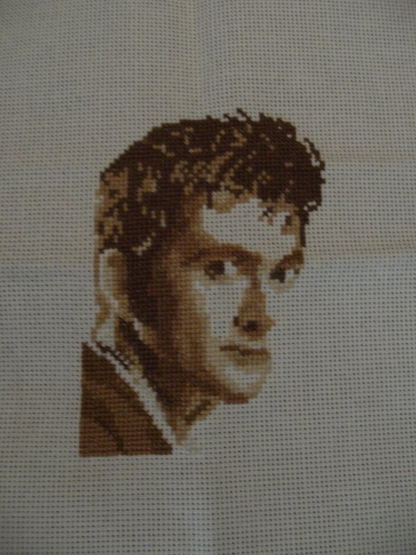 Sepia Dr Who X-Stitch