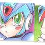 Chibi zero and megaman