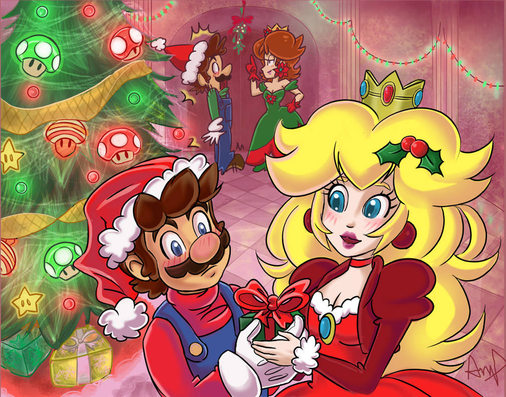 Super Mario Christmas!! by CheekySoup4U on DeviantArt