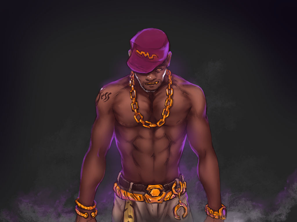 Character Design Rapper Black Rapper - character design - CD cover art by ThienUncage on DeviantArt