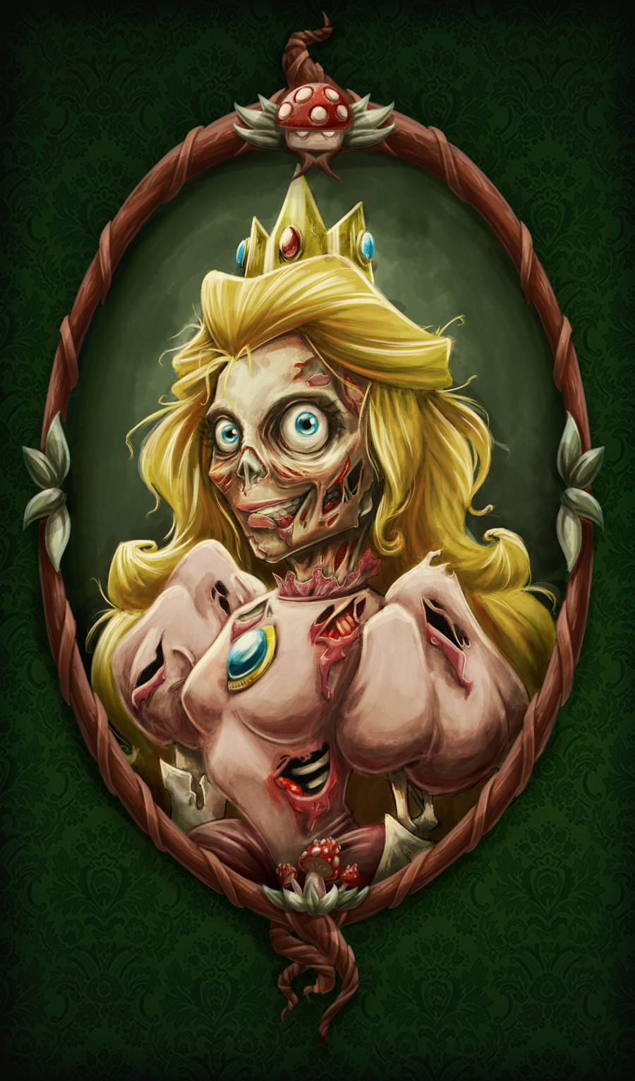 Princess Peach ZOMBIE