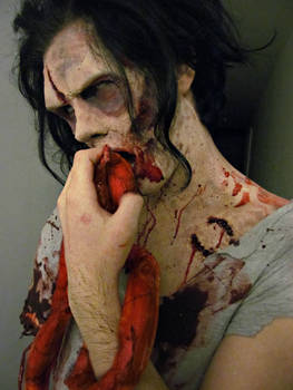 Zombie gelatin prosthetic