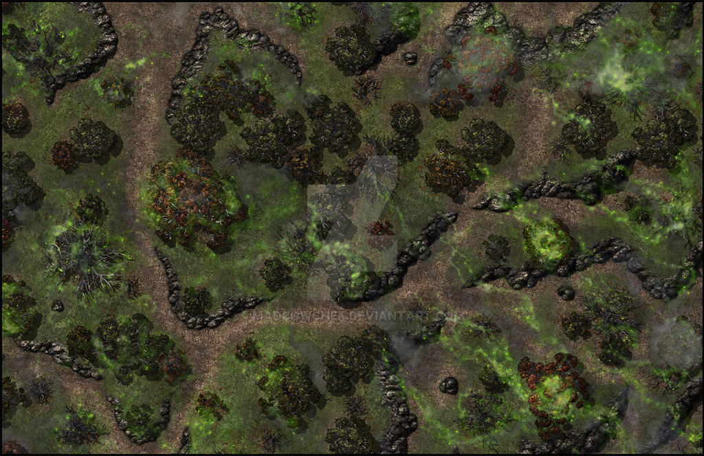Haunted Forest Map Sample by Madcowchef on DeviantArt