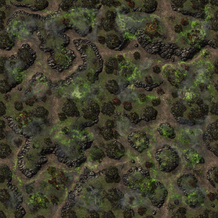Haunted Forest Map GIF by Madcowchef on DeviantArt