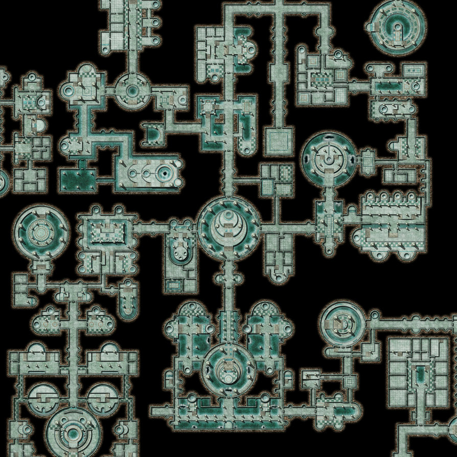 Water Temple Modular RPG Map by Madcowchef on DeviantArt