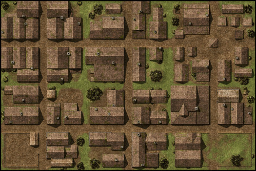 Small Town RPG Map Sample