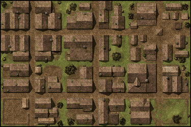 Small Town RPG Map Sample