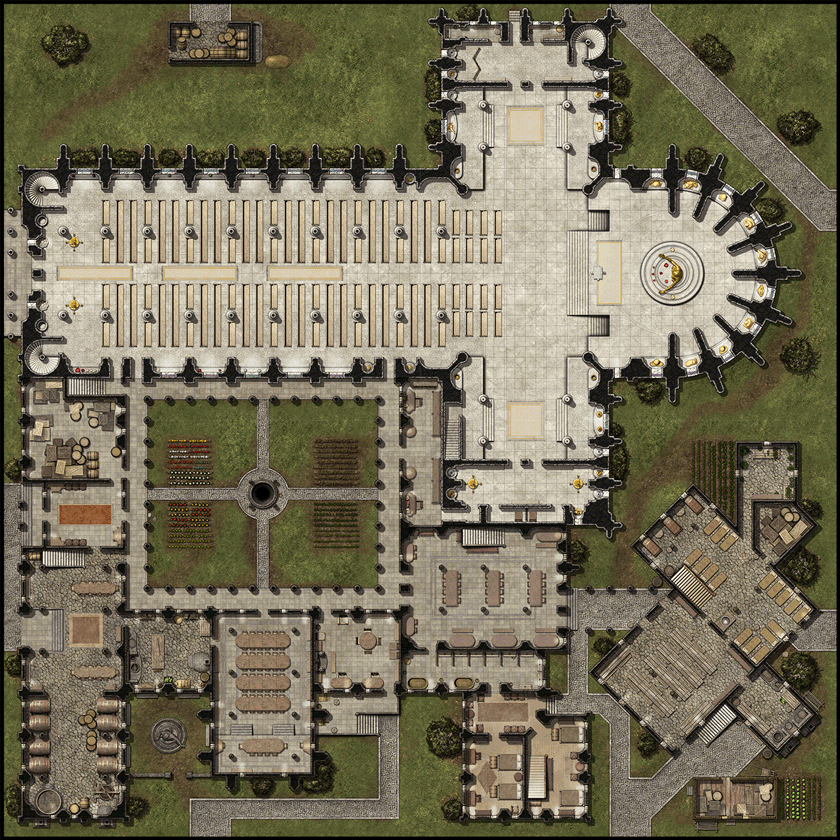 Clockwork Monastery Larg Monastery Sample GIF by Madcowchef on DeviantArt